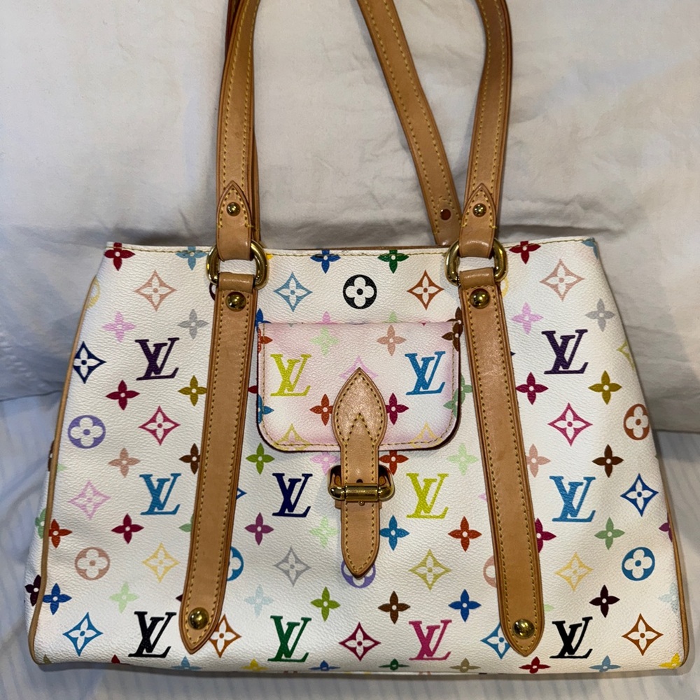 Vintage Louis Vuitton Murakami Multicolor Aurelia Tote Bag
